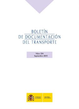 Portada de Boletín de Documentación del Transporte nº 324, septiembre 2015