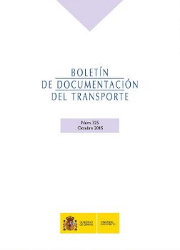 Portada de Boletín de Documentación del Transporte nº 325, octubre 2015
