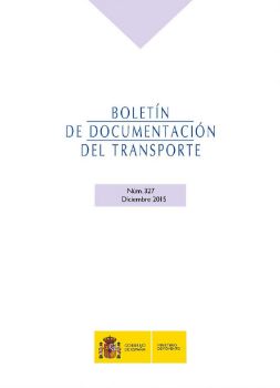 Portada de Boletín de Documentación del Transporte nº 327, diciembre 2015