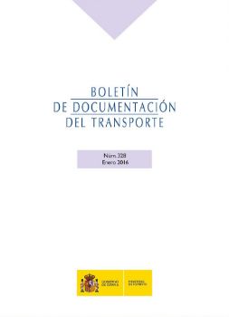 Portada de Boletín de Documentación del Transporte nº 328, enero 2016.