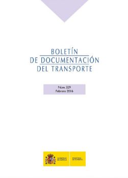Portada de Boletín de Documentación del Transporte nº 329, febrero 2016.
