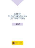 Portada de Boletín de Documentación del Transporte nº 344, mayo 2017.
