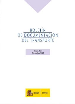 Portada de Boletín de Documentación del Transporte nº 351, diciembre 2017.