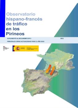 Portada de Observatorio hispano-francés de tráfico en los Pirineos. Suplemento al documento nº 9 [2021]