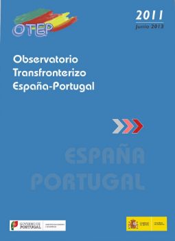 Portada de Observatorio transfronterizo España - Portugal 2011. Evolución 2007-2011. (Díptico)