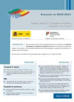 Portada de Observatorio transfronterizo España - Portugal. Evolución 2010-2014. OTEP (Díptico)