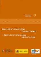 Portada de Observatorio transfronterizo España/Portugal. Informe nº 8. Datos 2015.  Observatorio Transfronteiriço Espanha/Portugal.