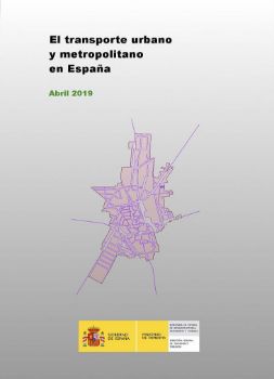 Portada de El transporte urbano y metropolitano en España. Abril 2019