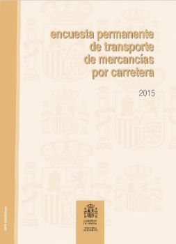 Portada de Encuesta permanente de transporte de mercancías por carretera, 2015.