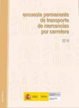 Portada de Encuesta permanente de transporte de mercancías por carretera, 2016.