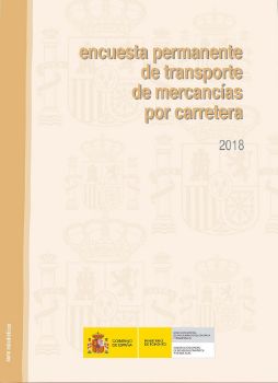 Portada de Encuesta permanente de transporte de mercancías por carretera, 2018.