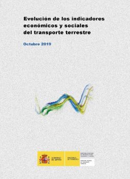 Portada de Evolución de los indicadores económicos y sociales del transporte terrestre. Octubre 2019