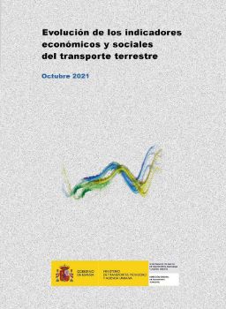 Portada de Evolución de los indicadores económicos y sociales del transporte terrestre. Octubre 2021