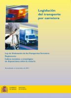 Portada de Legislación del Transporte por Carretera.
