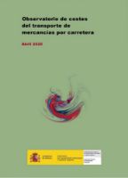 Portada de Observatorio de Costes del transporte de mercancías por carretera. Abril 2020