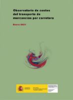 Portada de Observatorio de Costes del transporte de mercancías por carretera. Enero 2021