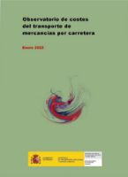 Portada de Observatorio de costes del transporte de mercancías por carretera. Enero 2022