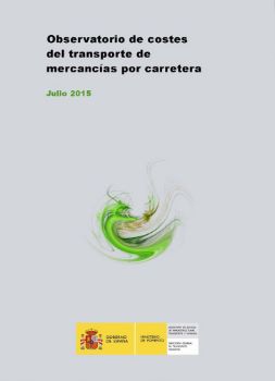 Portada de Observatorio de Costes del transporte de mercancías por carretera. Julio 2015