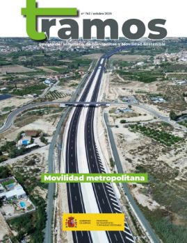 Portada de Tramos. Revista del Ministerio de Transportes y Movilidad Sostenible, n.º 762, octubre 2025  - Movilidad metropolitana -