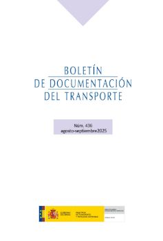 Portada de Boletín de documentación del transporte n.º 436 agosto septiembre 2025 [MITMS]