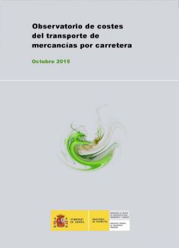 Portada de Observatorio de Costes del transporte de mercancías por carretera. Octubre 2015
