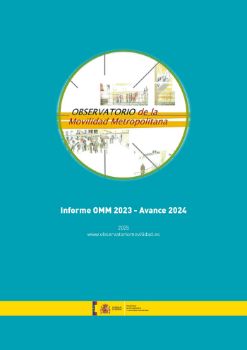 Portada de Observatorio de la movilidad metropolitana. Informe OMM 2023 - Avance 2024