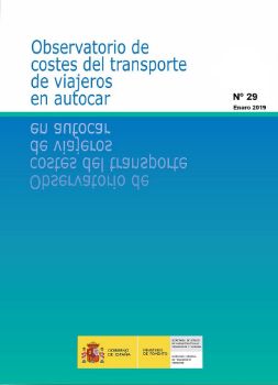 Portada de Observatorio de costes del transporte de viajeros en autocar. Nº 29, enero 2019