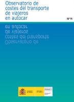 Portada de Observatorio de costes del transporte de viajeros en autocar. Nº11