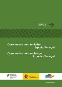 Portada de Observatorio transfronterizo España/Portugal. Informe N.º 11 (Datos 2022) /  Observatorio Transfronteiriço Espanha/Portugal