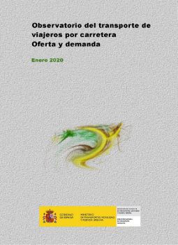 Portada de Observatorio del transporte de viajeros por carretera. Oferta y demanda, enero 2020
