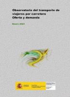 Portada de Observatorio del transporte de viajeros por carretera. Oferta y demanda, enero 2021