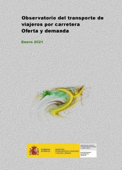 Portada de Observatorio del transporte de viajeros por carretera. Oferta y demanda, enero 2021