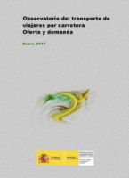 Portada de Observatorio del transporte de viajeros por carretera. Oferta y demanda, enero 2017.