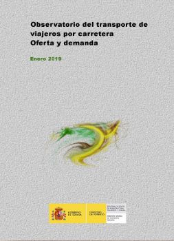 Portada de Observatorio del transporte de viajeros por carretera. Oferta y demanda, enero 2019.