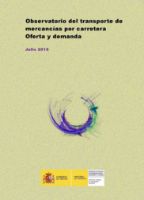Portada de Observatorio del transporte de mercancías por carretera. Oferta y demanda, julio 2016.