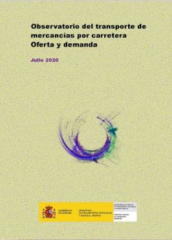 Portada de Observatorio del transporte de mercancías por carretera. Oferta y demanda, julio 2020