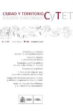 Portada de Ciudad y Territorio, Estudios Territoriales. C y TET nº 187, primavera 2016