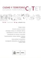 Portada de Ciudad y Territorio, Estudios Territoriales. C y TET, Nº 175 primavera 2013.