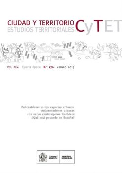 Portada de Ciudad y Territorio, Estudios Territoriales. C y TET, Nº 176 verano 2013.