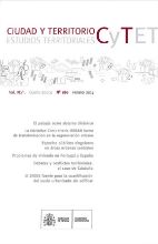 Portada de Ciudad y Territorio, Estudios Territoriales. C y TET, Nº 180 verano 2014. Vol. XLVI. Cuarta época.