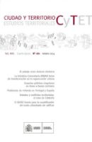 Portada de Ciudad y Territorio, Estudios Territoriales. C y TET, Nº 180 verano 2014. Vol. XLVI. Cuarta época.