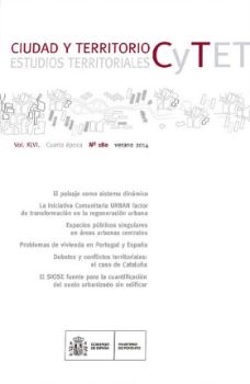 Portada de Ciudad y Territorio, Estudios Territoriales. C y TET, Nº 180 verano 2014. Vol. XLVI. Cuarta época.