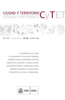 Portada de Ciudad y Territorio, Estudios Territoriales. C y TET, Nº 181 otoño 2014. Vol. XLVI. Cuarta época.