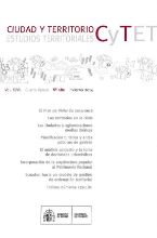 Portada de Ciudad y Territorio, Estudios Territoriales. C y TET, Nº 182  invierno 2014. Vol. XLVI. Cuarta época.