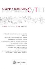 Portada de Ciudad y Territorio, Estudios Territoriales. C y TET, nº 185 otoño 2015. Vol. XLVII