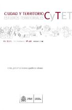 Portada de Ciudad y Territorio, Estudios Territoriales. C y TET, nº 188 verano 2016. Vol. XLVIII.