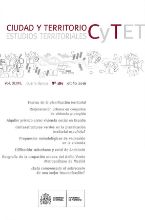 Portada de Ciudad y Territorio, Estudios Territoriales. C y TET, nº 189 otoño 2016. Vol. XLVIII.
