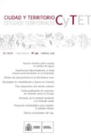 Portada de Ciudad y Territorio, Estudios Territoriales. C y TET, nº 190 invierno 2016. Vol. XLVIII.