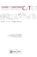 Portada de Ciudad y Territorio, Estudios Territoriales. C y TET, nº 192 verano 2017. Vol. XLIX. Cuarta época