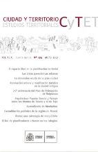 Portada de Ciudad y Territorio, Estudios Territoriales. C y TET, nº 193 otoño 2017. Vol.XLIX